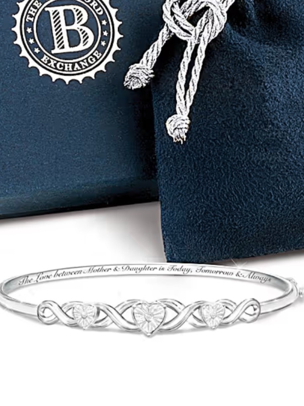 Bradford Exchange Love Always Bangle Bracelet